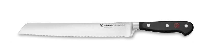 WUSTHOF 1040201123 Classic White 9" Double Serrated Bread Knife