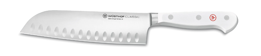 WUSTHOF 1040231317 Classic White 7" Santoku