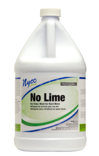 Nyco Products NL350-G4 No Lime Bar Glass Wash for Hard Water